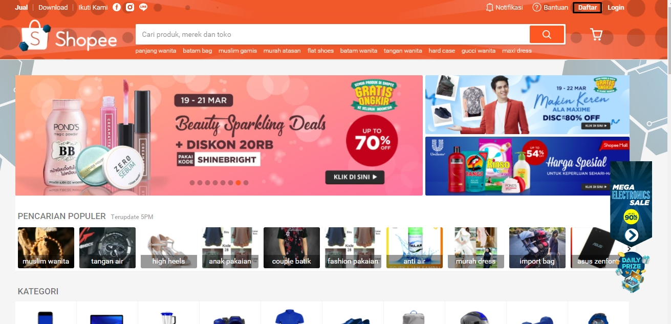 Begini Cara Download Aplikasi Shopee untuk Laptop  yang Benar